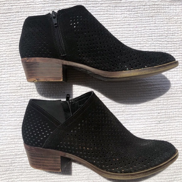 Lucky Brand Shoes - Lucky Brand Black Perforated Booties